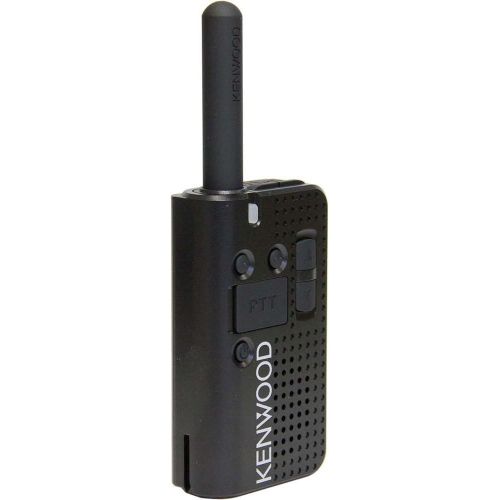  Kenwood PKT-23 ProTalk LT Pocket-Sized UHF FM Two-Way Radio, 1.5 Watts Transmit Power, 4 Channels, 39-QT168-DQT Coded Squelch, Frequency Range 451-470 MHz, Scan Function, 2 PF Key