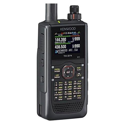  Kenwood Original TH-D74A 144220430 MHz Triband With Ultimate in APRS and D-Star Performance (Digital) Handheld Transceiver - 5W