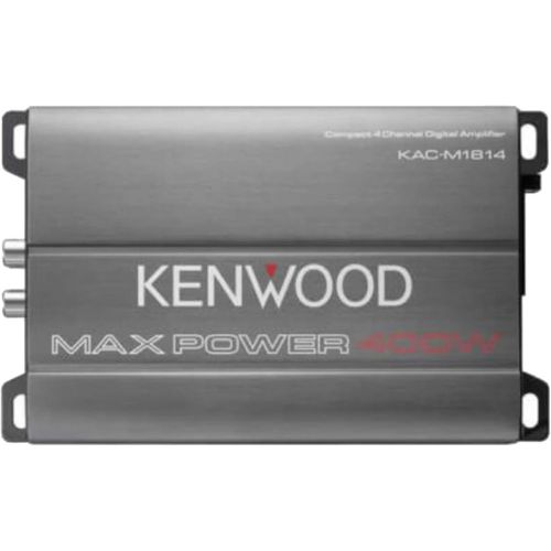  Kenwood Enrock Kenwood Marine Outdoor Bluetooth Stereo CD MP3 Player USB iPhone AMFM Receiver, Kenwood 6.5” Waterproof Speakers, Optional Kenwood Compact 4-Channel Amplifier, Enrock Antenna - Ma