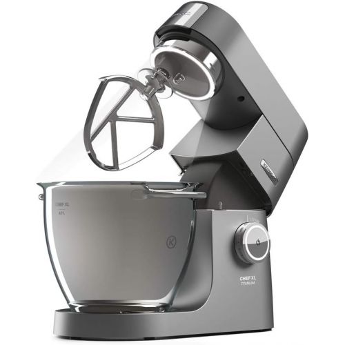  Kenwood Chef XL Titanium KVL8320S  leistungsstarke Kuechenmaschine, 6,7 l Ruehrschuessel mit Innenbeleuchtung, Easy-Lift & Interlock-Sicherheitssystem, 1700 Watt, inkl. 5-teiligem Pa