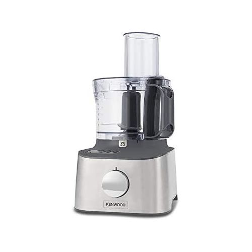  Kenwood Kuechengerate Kenwood Multipro Compact FDM315SS Compact Food Processor, Integrated Scale, Exclusive to Amazon, Kitchen Appliance with 2.1 L Work Container, Glass Mixing Attachment, Cube Cutter,