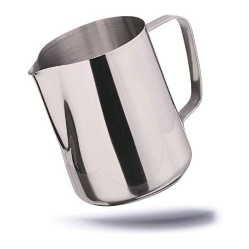  Kerafactum Aufschaumer Kannchen Milchaufschaumer Pitcher Milchkanne Milk Kanne Milch Sahnekannchen Milchkannchen Milchkanne aus Edelstahl 1,5 Liter