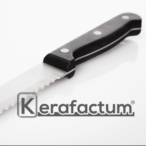  [아마존베스트]Kerafactum Bread knife with serrated edge, extra sharp bread knife, bread saw, a saw knife with hardened and ground blade, dishwasher safe, bread knife also for hotels