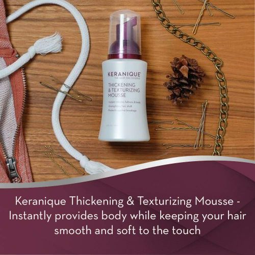  [아마존핫딜][아마존 핫딜] Keranique Thickening & Texturizing Mousse, 3.4 Fl Oz  Instant Volume, Thickness and Body, Leaving Hair with Smooth and Soft Touch | Strengthens Hair Shaft and Protects Against Bre