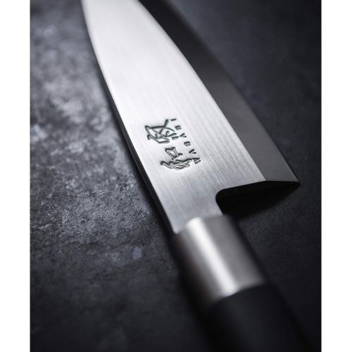  [아마존베스트]KAI Wasabi Black Stainless Steel Nakiri Knife, 6.5 Inch