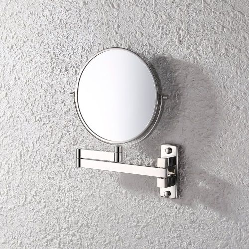  Kes Bathroom 10x Magnification Two-Sided Swivel Wall Mount Mirror 8-Inch, Oil Rubbed Bronze Finish, BWM100M10-7