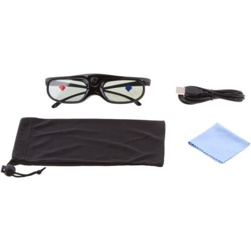  Kesoto 2X Active Shutter 3D Glasses for/BenQ//Optoma DLP-Link Projector