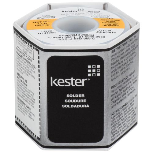  Kester 24-6040-0053 Solder Roll, 66 Core Size, 0.050 Diameter