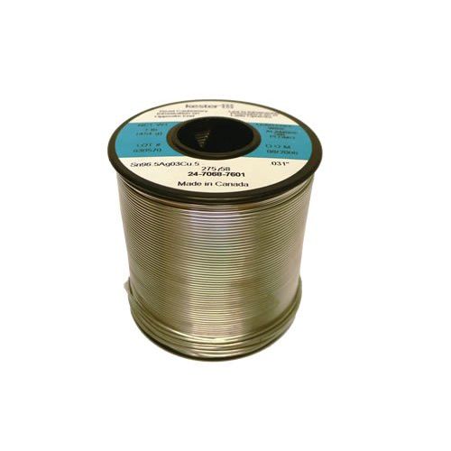  Kester Solder KESTER SOLDER 24-7068-7601 275 No Clean Core 96.5% Tin 3% Silver 0.5% Copper Lead Free Solder Wire-Gauge 21 - 1 item(s)