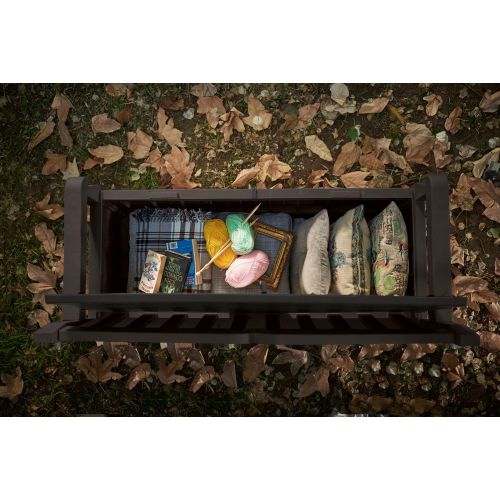  [아마존 핫딜] [아마존핫딜]Keter Eden 70 Gallon Storage Bench Deck Box for Patio Decor and Outdoor Seating, Brown