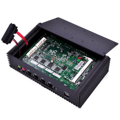  Kettop Mi4005L Pfsense Desktop HDMI Com Usb3.0 for Untangle Intel Core I3-4005U AES-NI 4 Gigabit Nics 8Gb Ddr3 Ram 256Gb Ssd