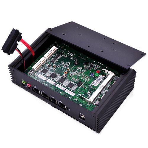  Kettop Mi4005L I3 Pfsense Box Low Power 15W for Pfsense Intel Core I3-4005U AES-NI 4 Gigabit Nics Barebones