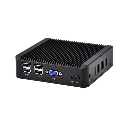  Kettop Barebone Firewall Box Mi19W-S1 Quad Core Intel Celeron J1900 Processor, Barebones Low Power Consumption,and Passively Cooled,4 Ethernet Ports