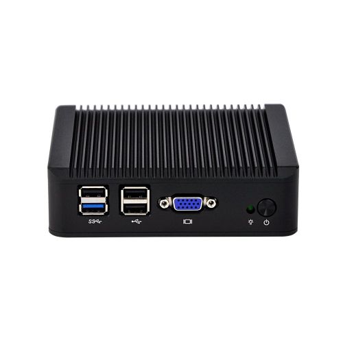  Kettop Barebone Firewall Box Mi19W-S1 Quad Core Intel Celeron J1900 Processor, Barebones Low Power Consumption,and Passively Cooled,4 Ethernet Ports