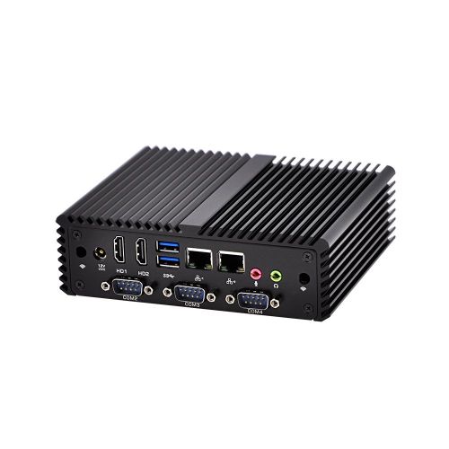  Min Pc Barebones Kettop-Mi4200C4 4Th Generation Intel Core I5-4200U AES-NI (Barebone With Wifi) Fanless Aluminium Alloy,2 Lan,3G 4G Sim Slot,Dc 12V,Win Os Linux