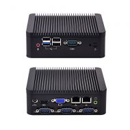 Kettop Mi18b Mini Desktop Windows 7 for KioskIpc Celeron J1800 Up to 2.58Ghz 4 Rs232 1000Mbps Dual LAN 4Gb Ram256Gb SsdWiFi