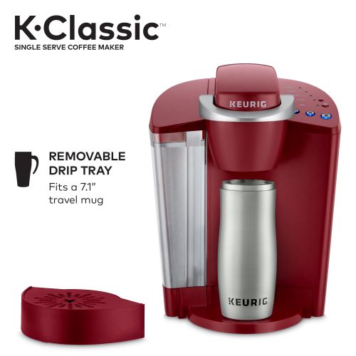  Keurig K-Classic K50 Single Serve, K-Cup Pod Coffee Maker, Rhubarb