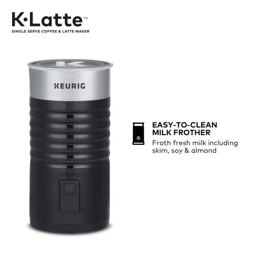  Keurig K-Latte Single Serve K-Cup Coffee and Latte Maker, Comes with Milk Frother, Compatible With all Keurig K-Cup Pods, Black