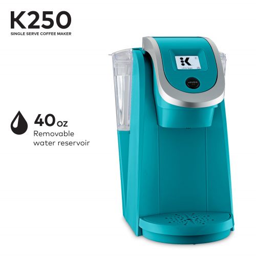  Keurig K250 Single Serve, K-Cup Pod Coffee Maker, Turquoise