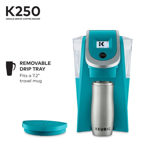  Keurig K250 Single Serve, K-Cup Pod Coffee Maker, Turquoise