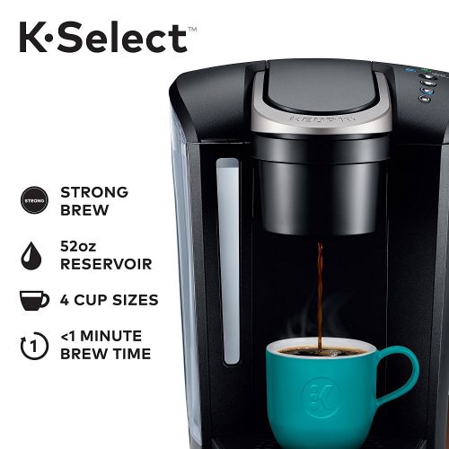  Keurig K-Select Single-Serve K-Cup Pod Coffee Maker Graphite