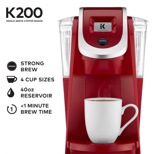  Keurig K200 Single-Serve K-Cup Pod Coffee Maker, Peacock Blue