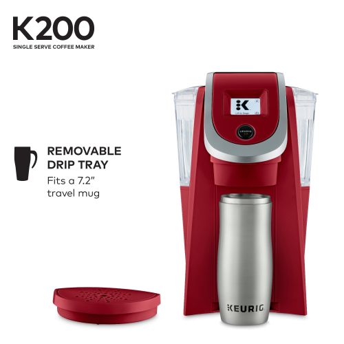  Keurig K200 Single-Serve K-Cup Pod Coffee Maker, Peacock Blue