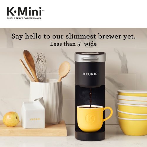  Keurig K-Mini Single Serve K-Cup Pod Coffee Maker, 6 to 12 oz. Brew Sizes, Oasis