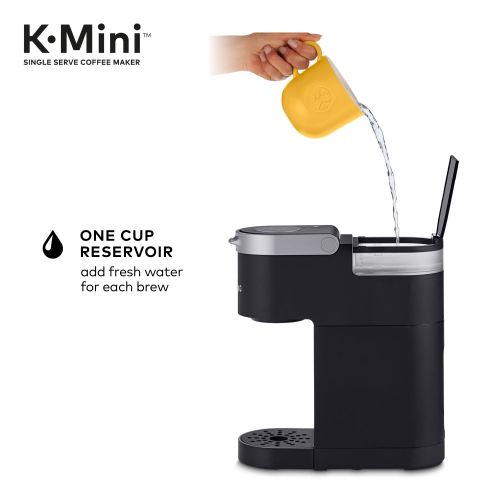  Keurig K-Mini Single Serve K-Cup Pod Coffee Maker, 6 to 12 oz. Brew Sizes, Oasis