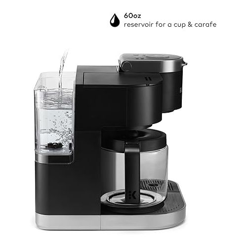  Keurig K-Duo Single Serve K-Cup Pod & Carafe Coffee Maker, Black,1470 watts