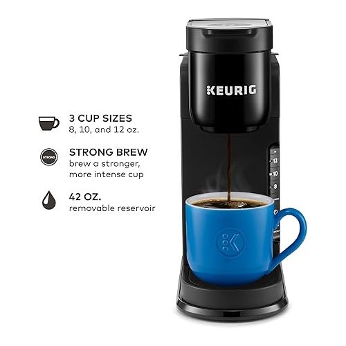  Keurig K-Express Coffee Maker, Single Serve K-Cup Pod Coffee Brewer, Black