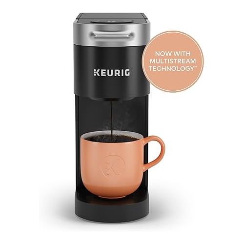  Keurig K- Slim Single Serve K-Cup Pod Coffee Maker, Multistream Technology, Black