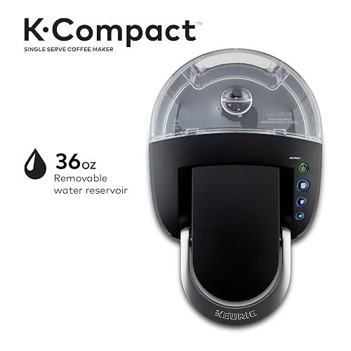  Keurig K-Compact Single-Serve K-Cup Pod Coffee Maker, Black