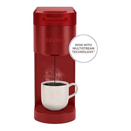  Keurig® K- Slim® Single Serve K-Cup Pod Coffee Maker, Multistream™ Technology, Scarlet Red