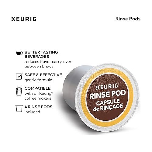  Keurig 3-Month Brewer Maintenance Kit Includes Descaling Solution, Water Filter Cartridges & Rinse Pods, Compatible Classic/1.0 & 2.0 K-Cup Coffee Makers, 7 Count