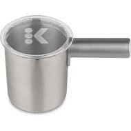 Keurig K-Cafe Milk Frother Cup Replacement Part or Extra,80 milliliters Hot and Cold Frothing, Compatible with Keurig K-Cafe Coffee Makers Only, Nickel