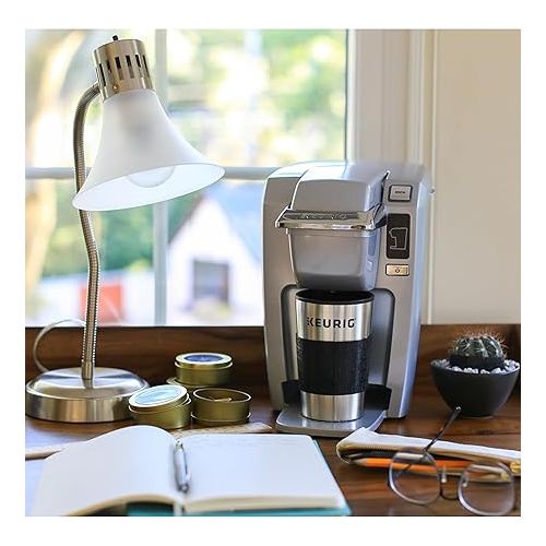  Keurig Travel Mug Fits K-Cup Pod Coffee Maker, 1 Count (Pack of 1), Stainless Steel