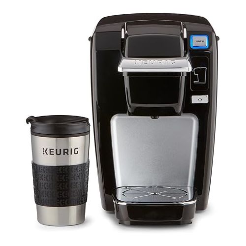  Keurig Travel Mug Fits K-Cup Pod Coffee Maker, 1 Count (Pack of 1), Stainless Steel