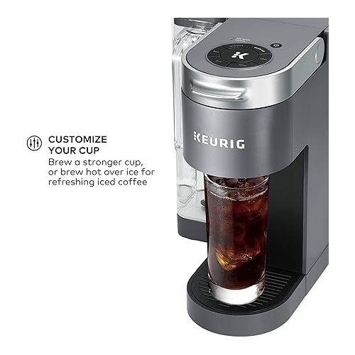  Keurig® K-Supreme Single Serve K-Cup Pod Coffee Maker, MultiStream Technology, Gray