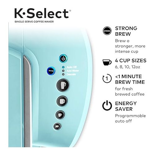  Keurig K-Select Single-Serve K-Cup Pod Coffee Maker, Oasis