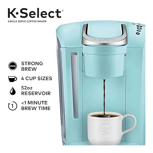  Keurig K-Select Single-Serve K-Cup Pod Coffee Maker, Oasis