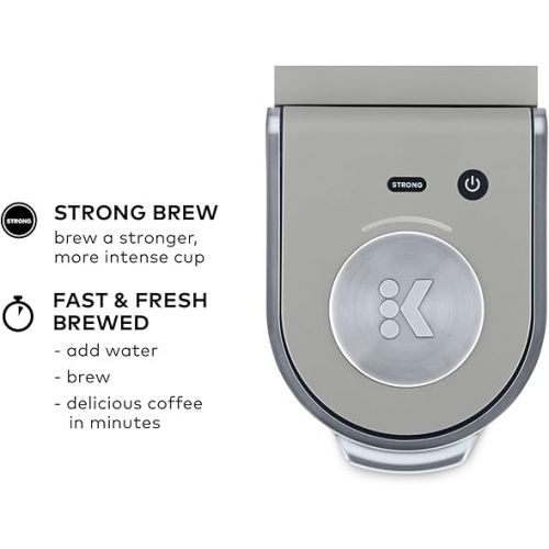  Keurig K-Mini Plus Single Serve K-Cup Pod Coffee Maker, Studio Gray