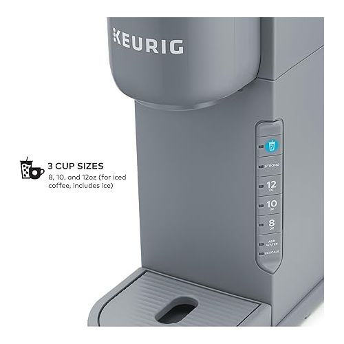  Keurig K-Iced Single Serve Coffee Maker - Brews Hot and Cold - Gray