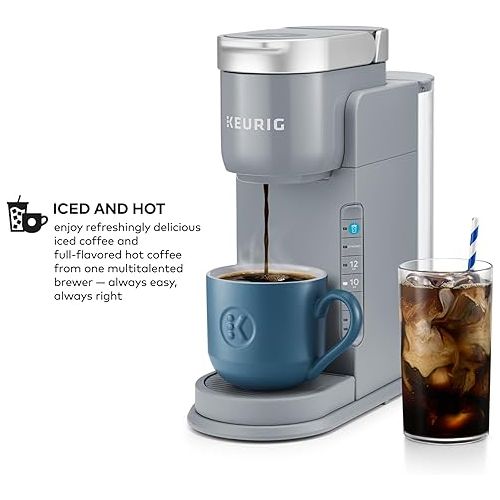  Keurig K-Iced Single Serve Coffee Maker - Brews Hot and Cold - Gray