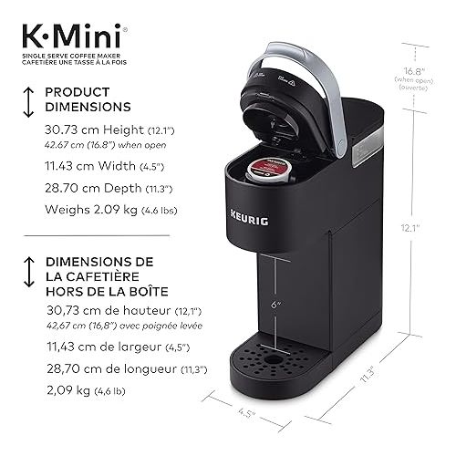  Matte Black Hot Beverage K-Mini Dispenser