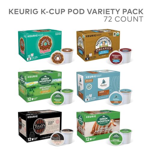  [아마존 핫딜]  [아마존핫딜]Keurig Variety Pack, Single Serve Coffee K-Cup Pod, Variety, 72, Amazon Exclusive