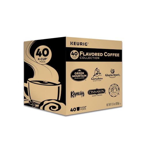  [아마존 핫딜]  [아마존핫딜]Keurig Flavored Coffee Collection Flavored Lovers, Single Serve Coffee K-Cup Pods for Keurig Brewers, Flavored Variety Pack, 40 Count