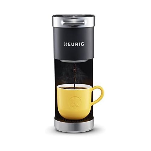  Keurig K-Mini Plus Coffee Maker, Single Serve K-Cup Pod Coffee Brewer, Comes With 6 to 12 oz. Brew Size, K-Cup Pod Storage, and Travel Mug Friendly, Black