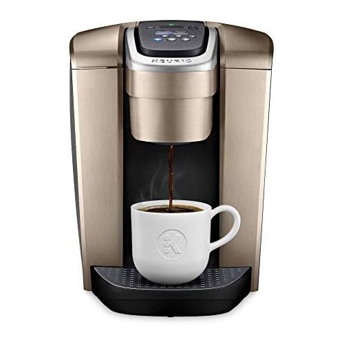  Keurig K-Elite Coffee Maker, Single Serve K-Cup Pod Coffee Brewer, With Iced Coffee Capability, Brushed Gold