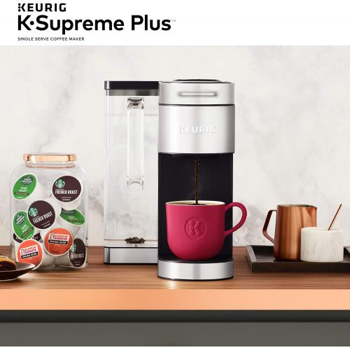  Keurig K-Supreme Plus Coffee Maker, Single Serve K-Cup Pod Coffee Brewer, With MultiStream Technology, 78 Oz Removable Reservoir, and Programmable Settings, Stainless Steel